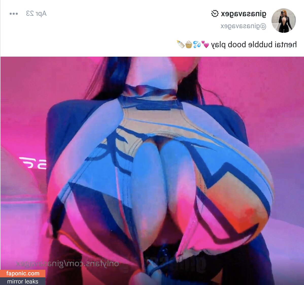 Gina Savage, Ginasavagex, https: Vazamentos de Nudes OnlyFans Foto #5