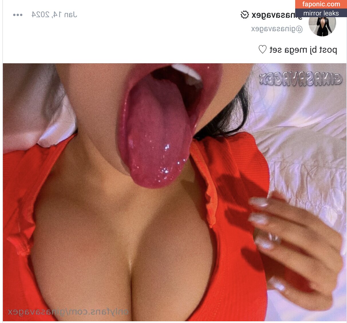 Gina Savage, Ginasavagex, https: Vazamentos de Nudes OnlyFans Foto #14